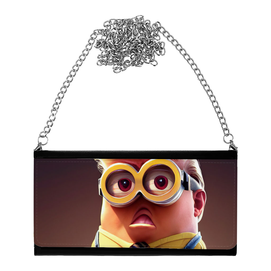 Cartoon Print Women's Wallet Clutch - Pop Art Clutch for Women - Caricature Women's Wallet Clutch Bags & Wallets Fashion Women's Wallet Clutch  