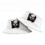 Skeleton Girl Bucket Hat - Gothic Hat - Artwork Bucket Hat - Image 2