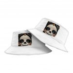 Sugar Skull Bucket Hat - Floral Hat - Skeleton Girl Bucket Hat - Image 2