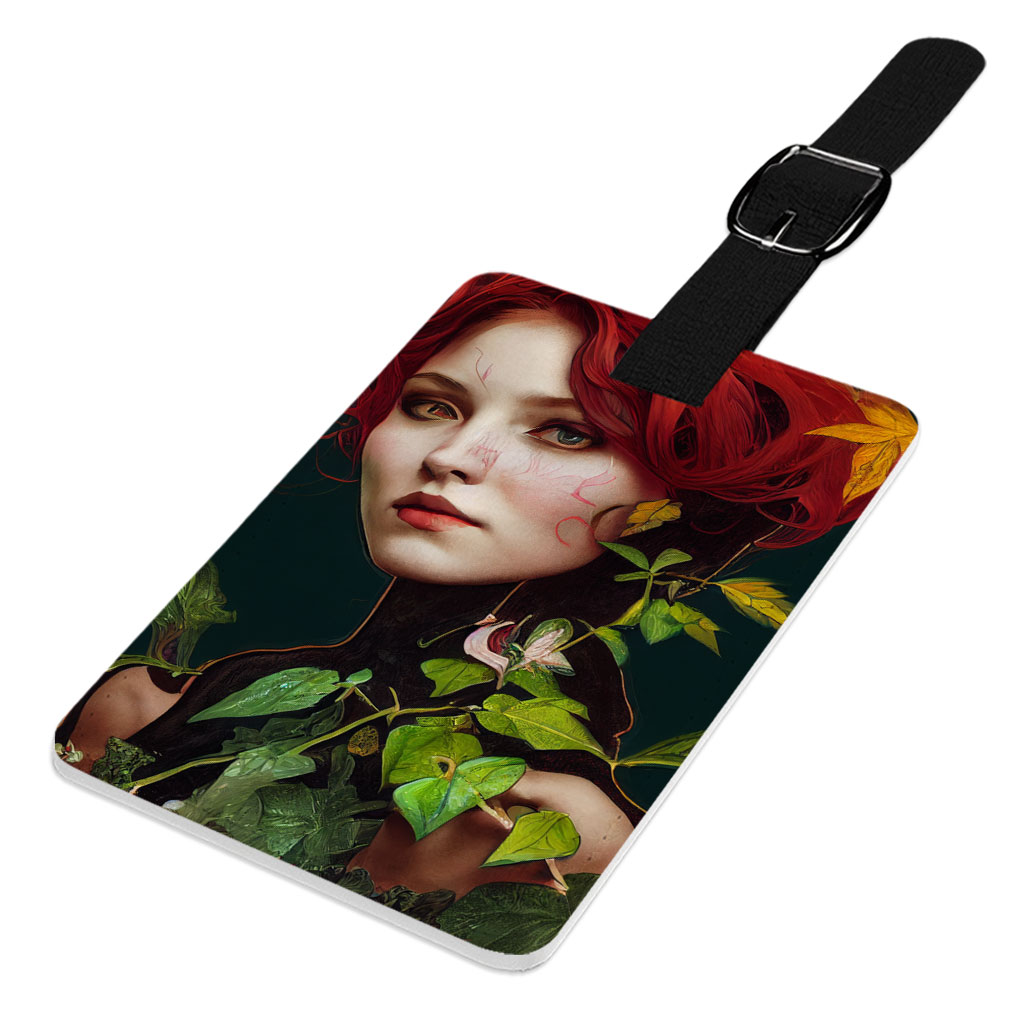 Woman Art Luggage Tag - Cool Travel Bag Tag - Unique Luggage Tag Fashion Fashion Accessories Luggage Tag Travel Accessories  