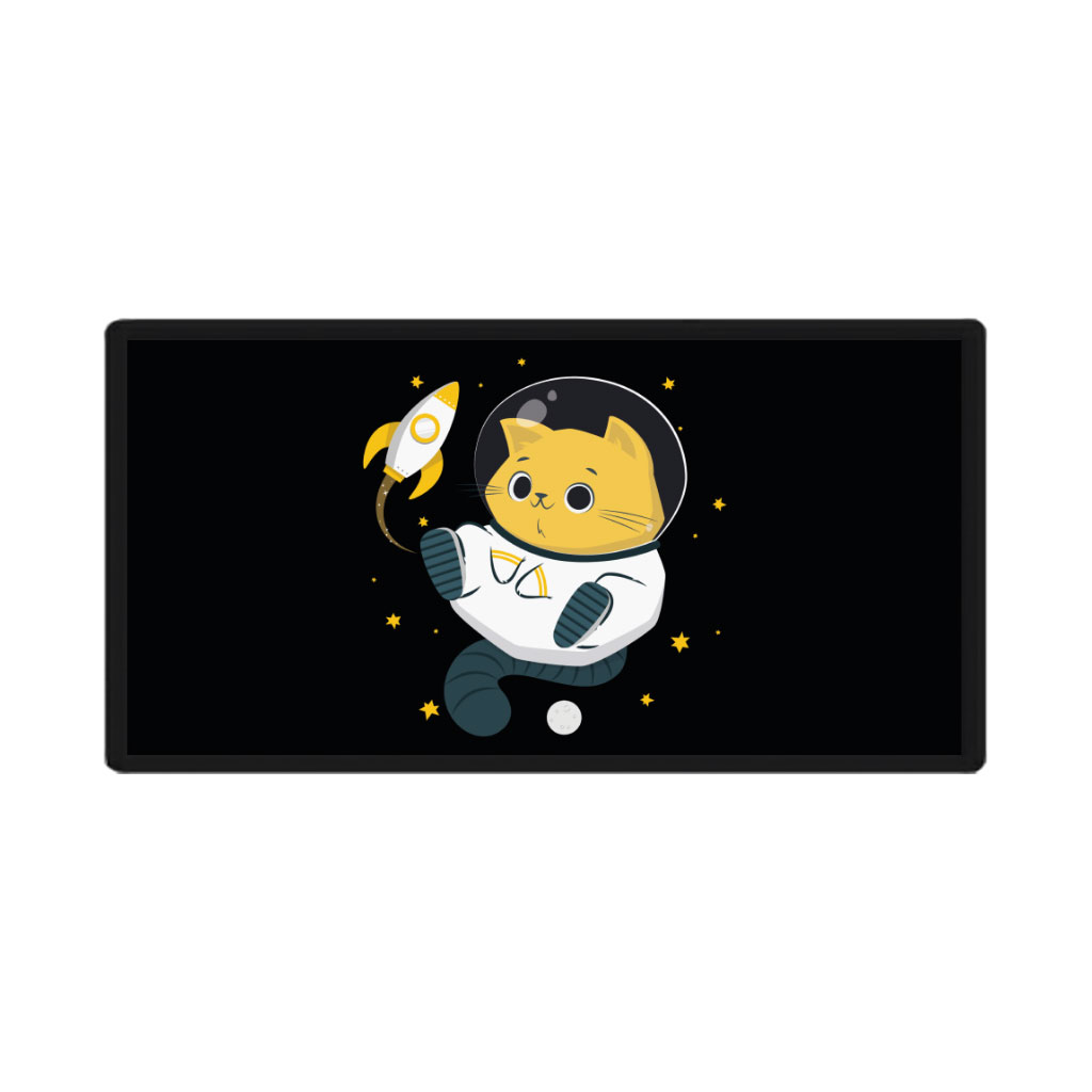 Cat in Space Patches - Printed Patch Applique for Clothes - Colorful Patches Fashion Fashion Accessories Patches Shape : Circle|Rectangle 