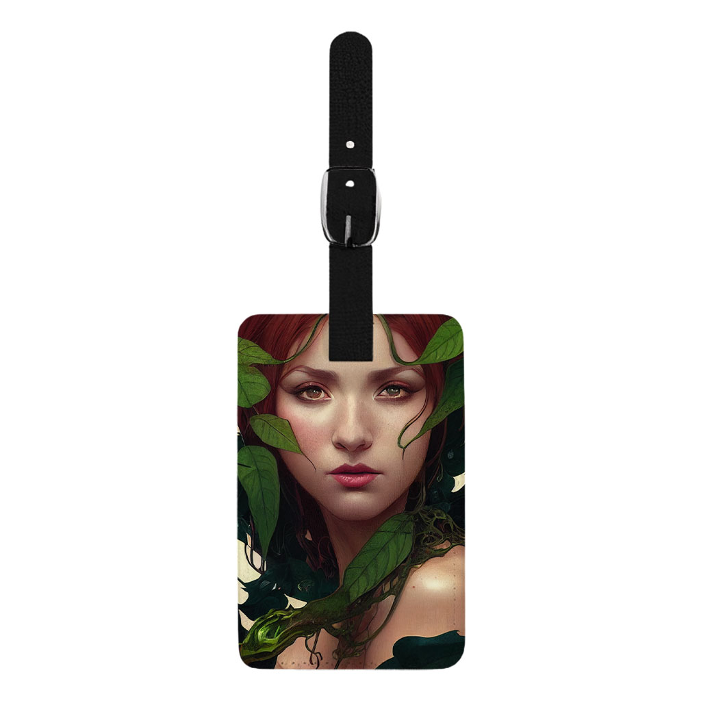 Devil Woman Fantasy Art Luggage Tag - Printed Travel Bag Tag - Magic Luggage Tag Fashion Fashion Accessories Luggage Tag Travel Accessories  