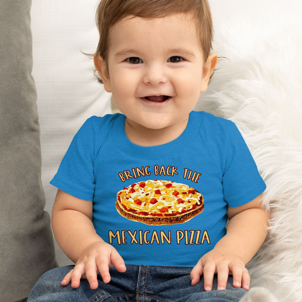I Feel Like Pizza Baby Jersey T-Shirt - Colorful Baby T-Shirt - Graphic T-Shirt for Babies Clothing Kids' Clothing T-Shirts Color : Athletic Heather|Heather Columbia Blue|White 