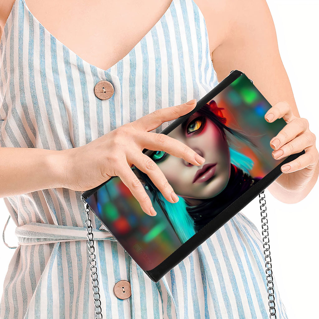 Cat Girl Women's Wallet Clutch - Themed Clutch for Women - Sci Fi Women's Wallet Clutch Bags & Wallets Fashion Women's Wallet Clutch  