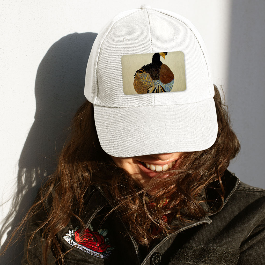 Turkey Cartoon Drawing Hat Patches - Gustav Klimt Art Patches - Themed Patch Applique Fashion Fashion Accessories Hats & Hair Accessories Shape : Circle|Rectangle|Square 