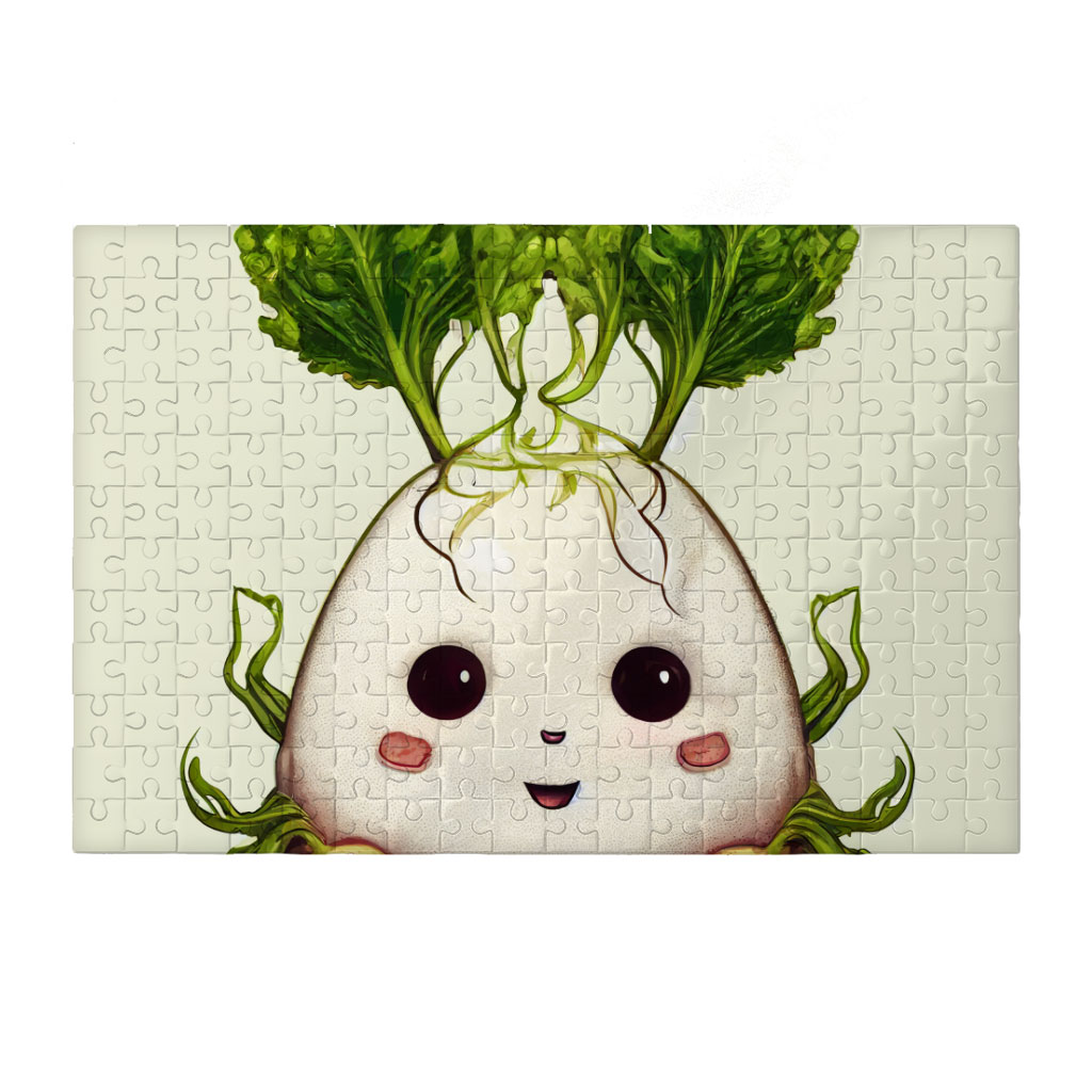 Cartoon Radish Head Puzzles - Colorful Jigsaw Puzzle - Graphic Puzzles Kids & Babies Puzzles Toys & Games  