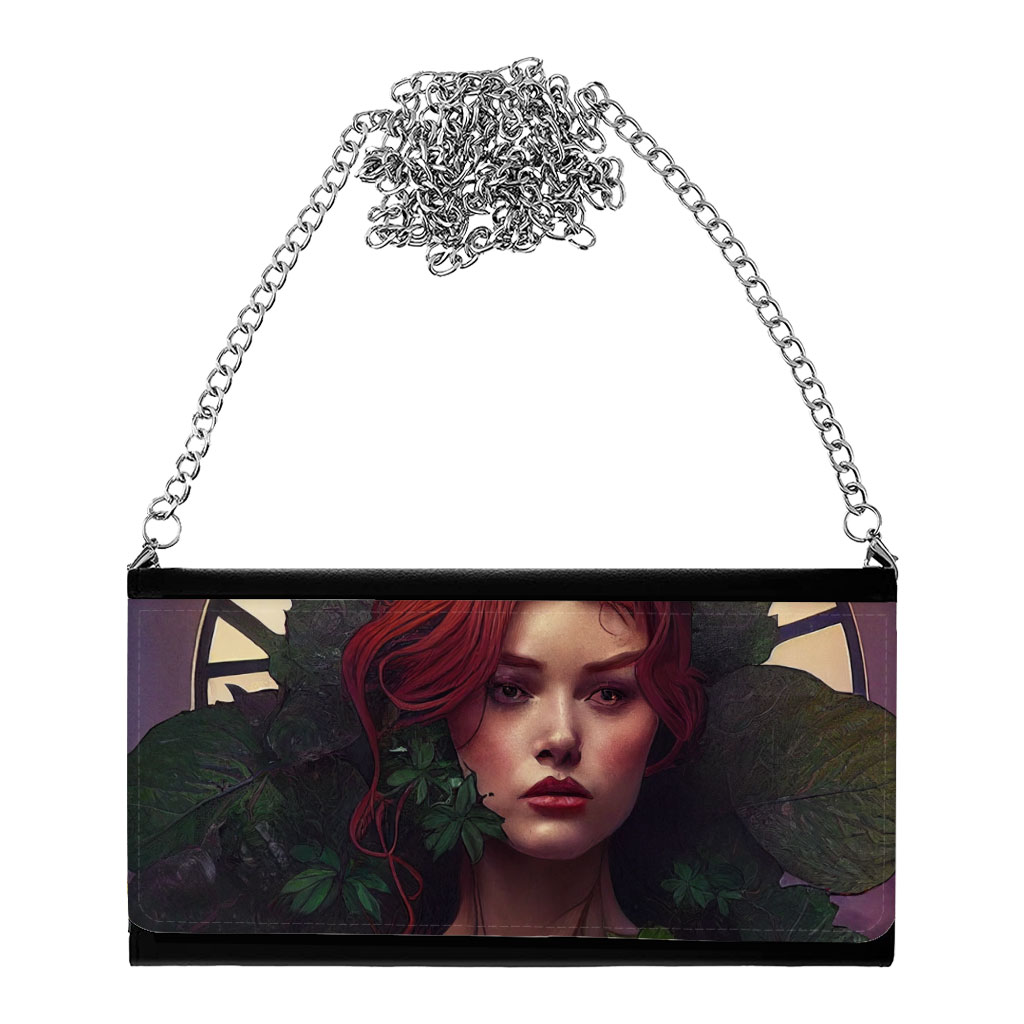 Beautiful Mage Woman Fantasy Art Women's Wallet Clutch - Abstract Clutch for Women - Unique Women's Wallet Clutch Bags & Wallets Fashion Women's Wallet Clutch  