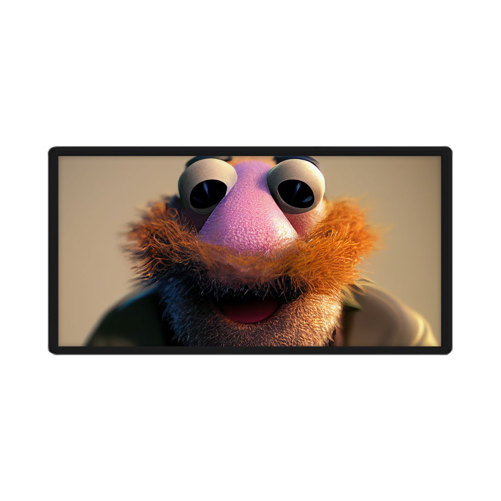 Muppet Animal Paint Art Patches - Graphic Patch Applique for Clothes - Colorful Patches Fashion Fashion Accessories Patches Shape : Circle|Rectangle 