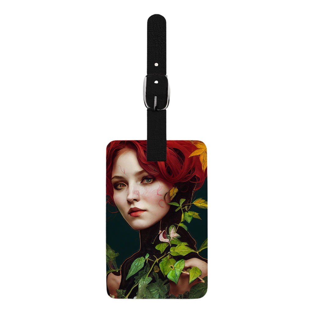 Woman Art Luggage Tag - Cool Travel Bag Tag - Unique Luggage Tag Fashion Fashion Accessories Luggage Tag Travel Accessories  