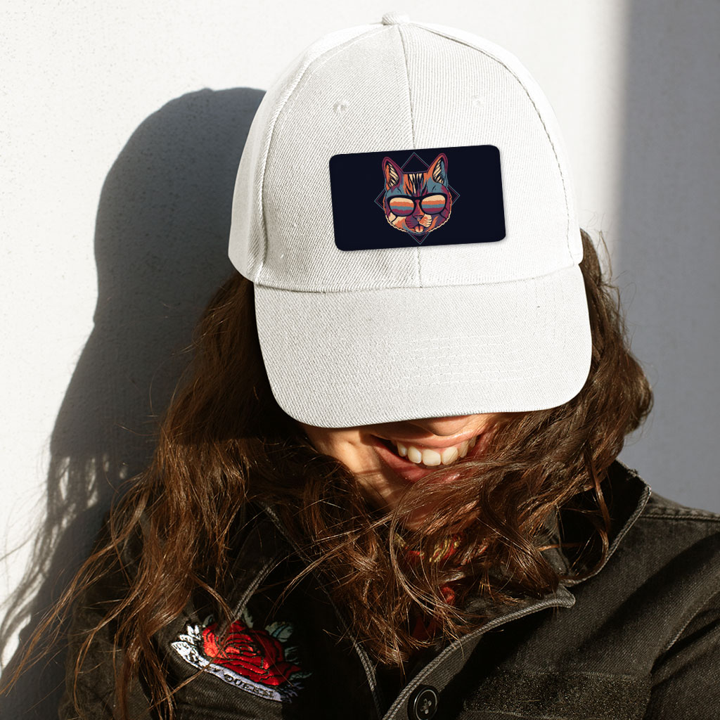 Cat Glasses Hat Patches - Graphic Patches - Colorful Patch Applique Fashion Fashion Accessories Hats & Hair Accessories Shape : Circle|Rectangle|Square 