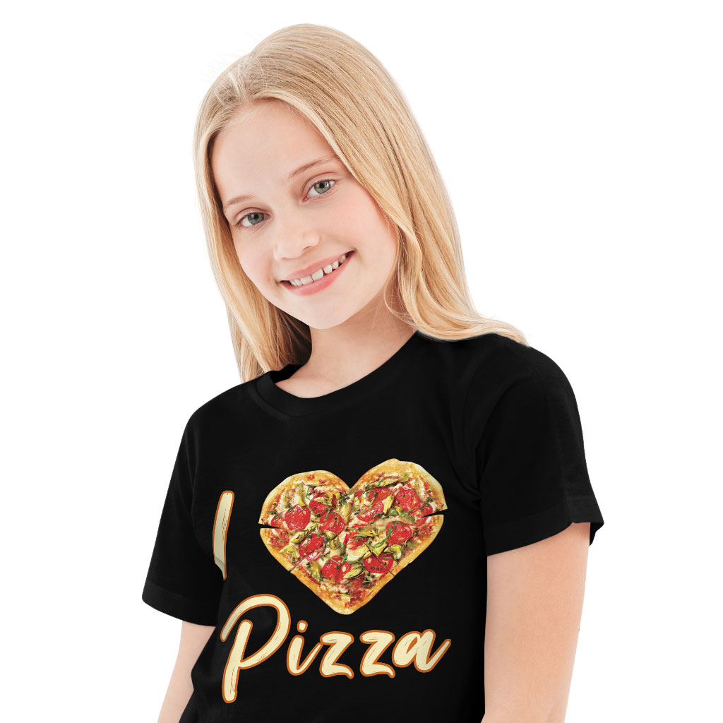 Eat More Pizza Kids' T-Shirt - Themed T-Shirt - Cool Tee Shirt for Kids Clothing Kids' Clothing T-Shirts Color : Black|Natural|White 