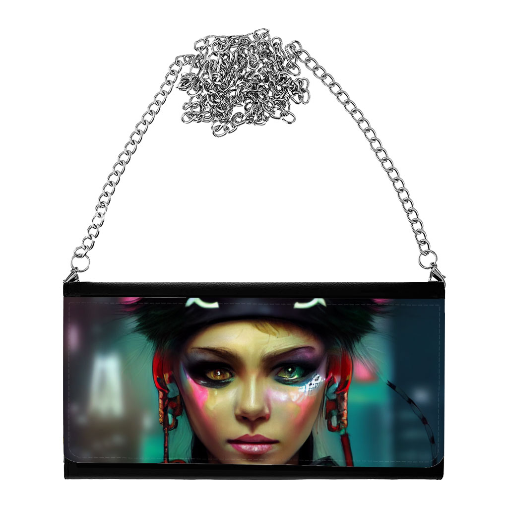 Anime Cartoon Girl Women's Wallet Clutch - Themed Clutch for Women - Graphic Women's Wallet Clutch Bags & Wallets Fashion Women's Wallet Clutch  