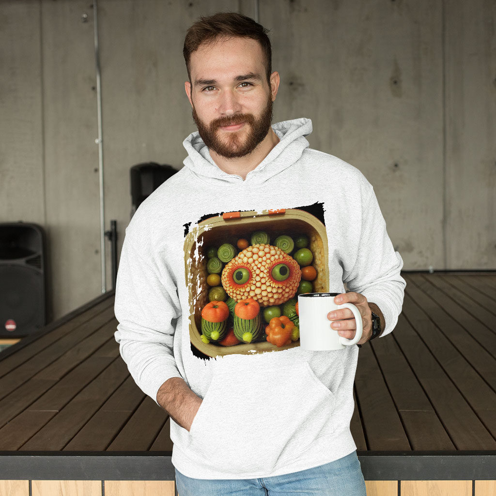 Cute Cartoon Vegetables Hooded Sweatshirt - Graphic Hoodie - Cool Hoodie Clothing Hoodies Color : Black|Navy|White 