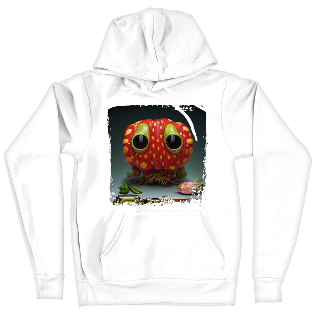 Vegetables With Funny Faces Hooded Sweatshirt - Printed Hoodie - Cartoon Hoodie Clothing Hoodies Color : Black|Navy|White 