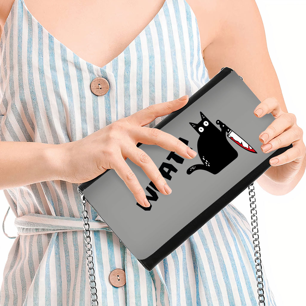 Cat Funny Women's Wallet Clutch - Cool Clutch for Women - Printed Women's Wallet Clutch Bags & Wallets Fashion Women's Wallet Clutch  