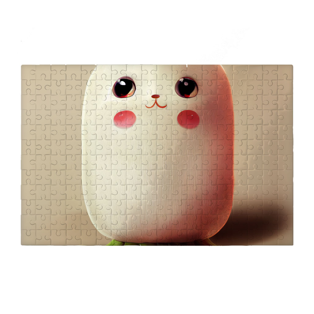 Kawaii Radish Art Puzzles - Cool Jigsaw Puzzle - Themed Puzzles Kids & Babies Puzzles Toys & Games  
