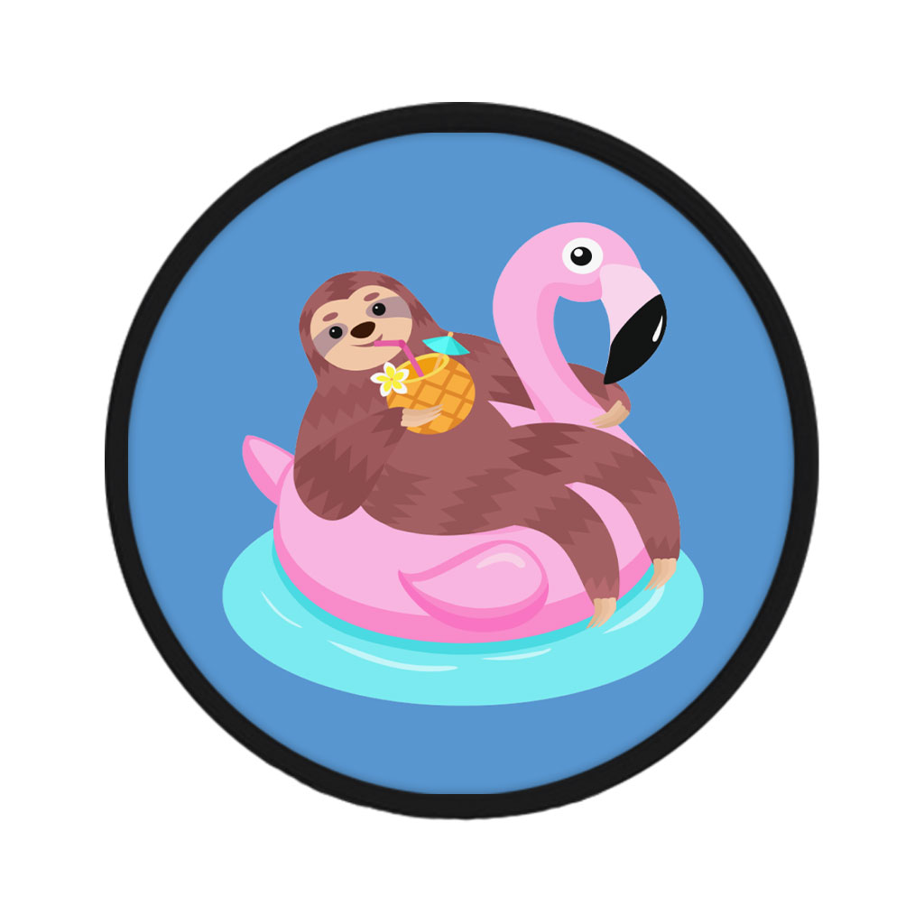 Floating Sloth Patches - Graphic Patch Applique for Clothes - Cute Patches Fashion Fashion Accessories Patches Shape : Circle|Rectangle 