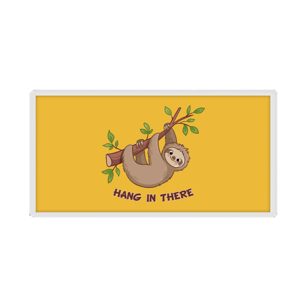 Hang in There Sloth Patches - Themed Patch Applique for Clothes - Printed Patches Fashion Fashion Accessories Patches Shape : Circle|Rectangle 