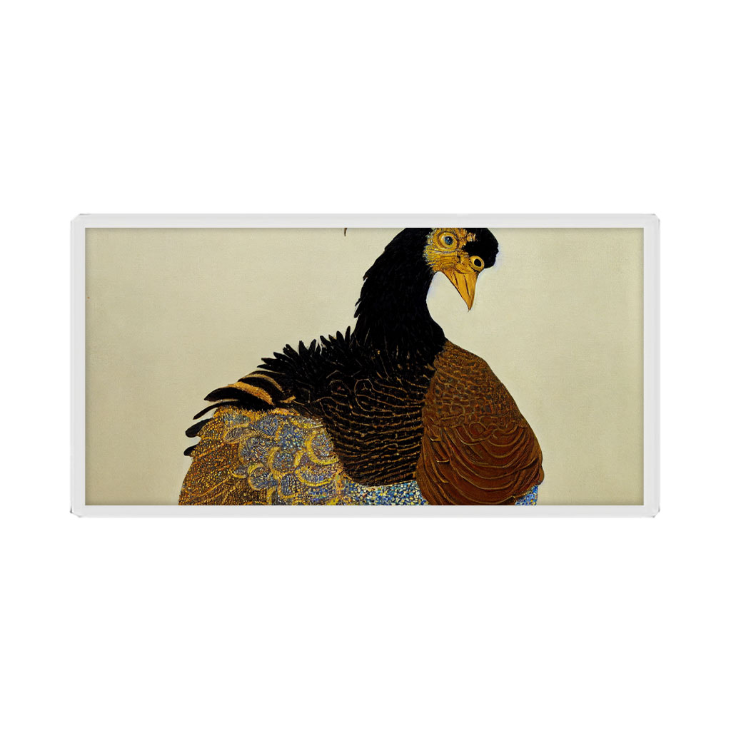 Turkey Cartoon Drawing Patches - Gustav Klimt Art Patch Applique for Clothes - Themed Patches Fashion Fashion Accessories Patches Shape : Circle|Rectangle 