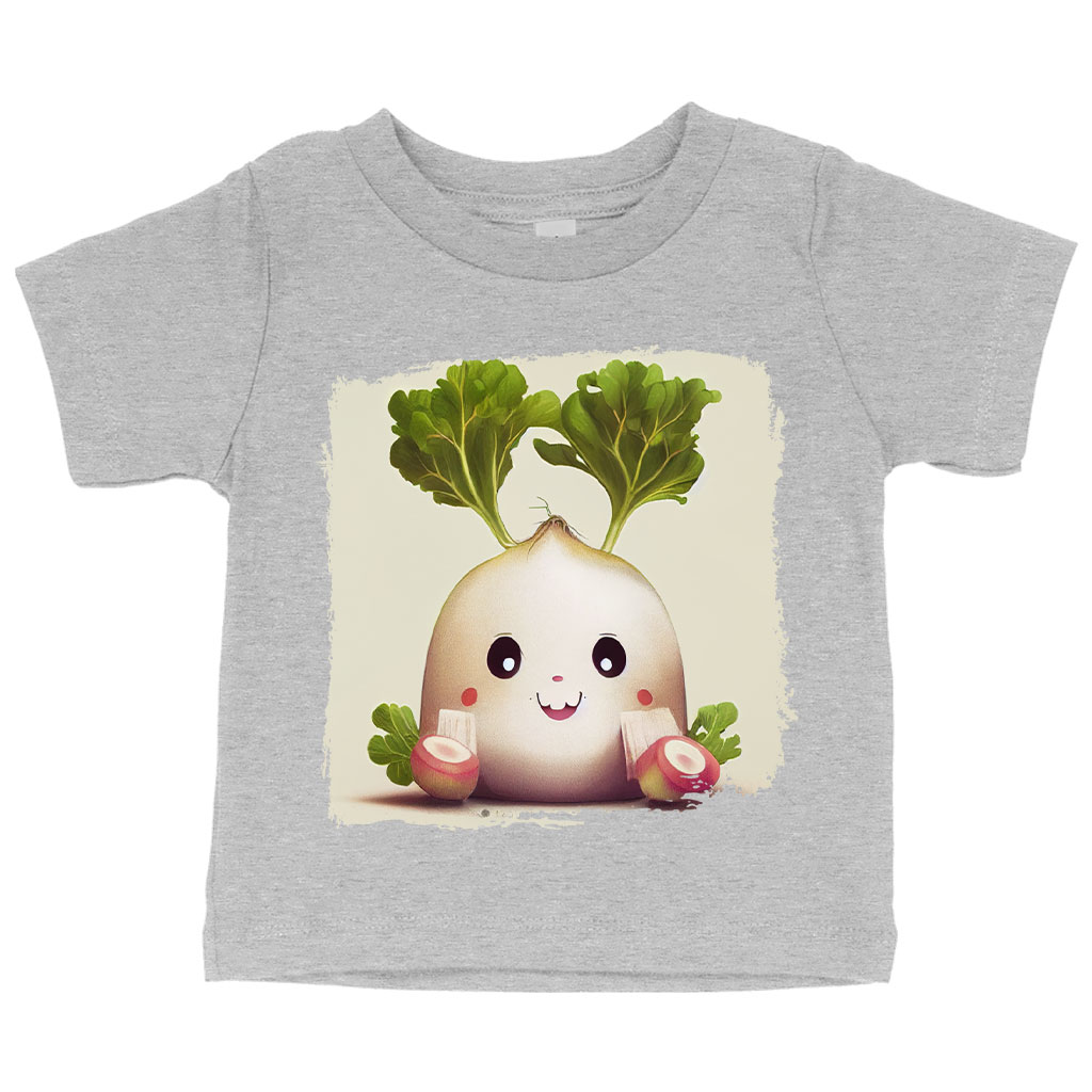 Kawaii Carrot Radish Art Baby Jersey T-Shirt - Printed Baby T-Shirt - Colorful T-Shirt for Babies Clothing Kids' Clothing T-Shirts Color : Athletic Heather|Heather Columbia Blue|White 