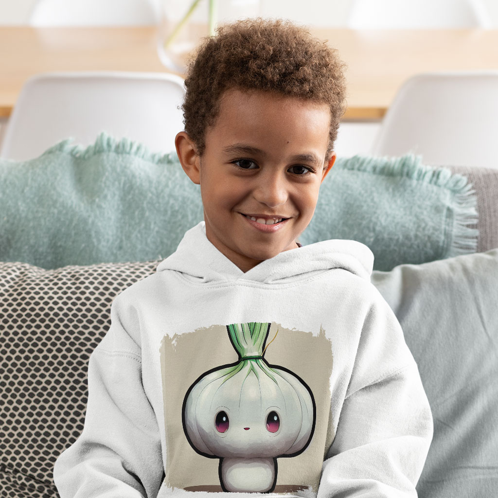 Cute Cartoon Radish Toddler Hoodie - Funny Toddler Hooded Sweatshirt - Printed Kids' Hoodie Clothing Hoodies Kids' Clothing Color : Black|Kelly|White 