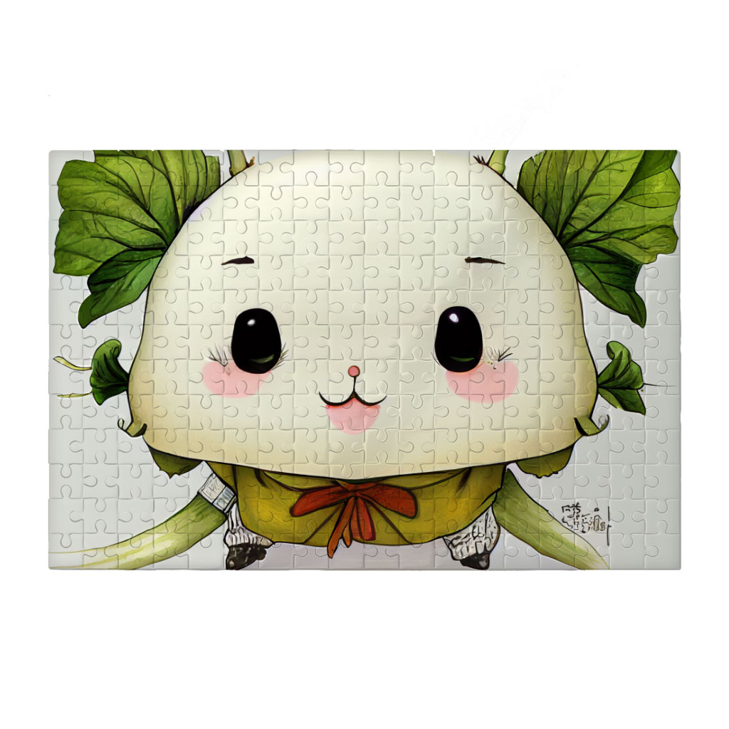 Kawaii Radish Puzzles - Cute Jigsaw Puzzle - Graphic Puzzles Kids & Babies Puzzles Toys & Games  