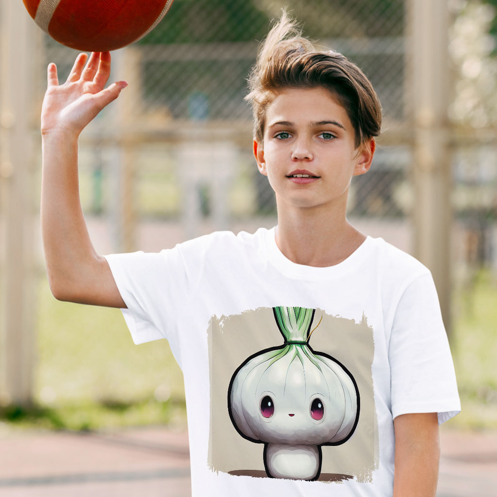 Cute Cartoon Radish Kids' T-Shirt - Funny T-Shirt - Printed Tee Shirt for Kids Clothing Kids' Clothing T-Shirts Color : Black|Natural|White 