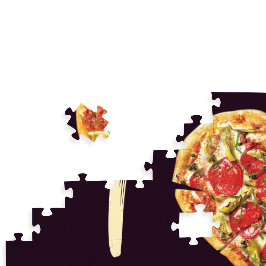Eat More Pizza Puzzles - Themed Jigsaw Puzzle - Cool Puzzles Kids & Babies Puzzles Toys & Games  