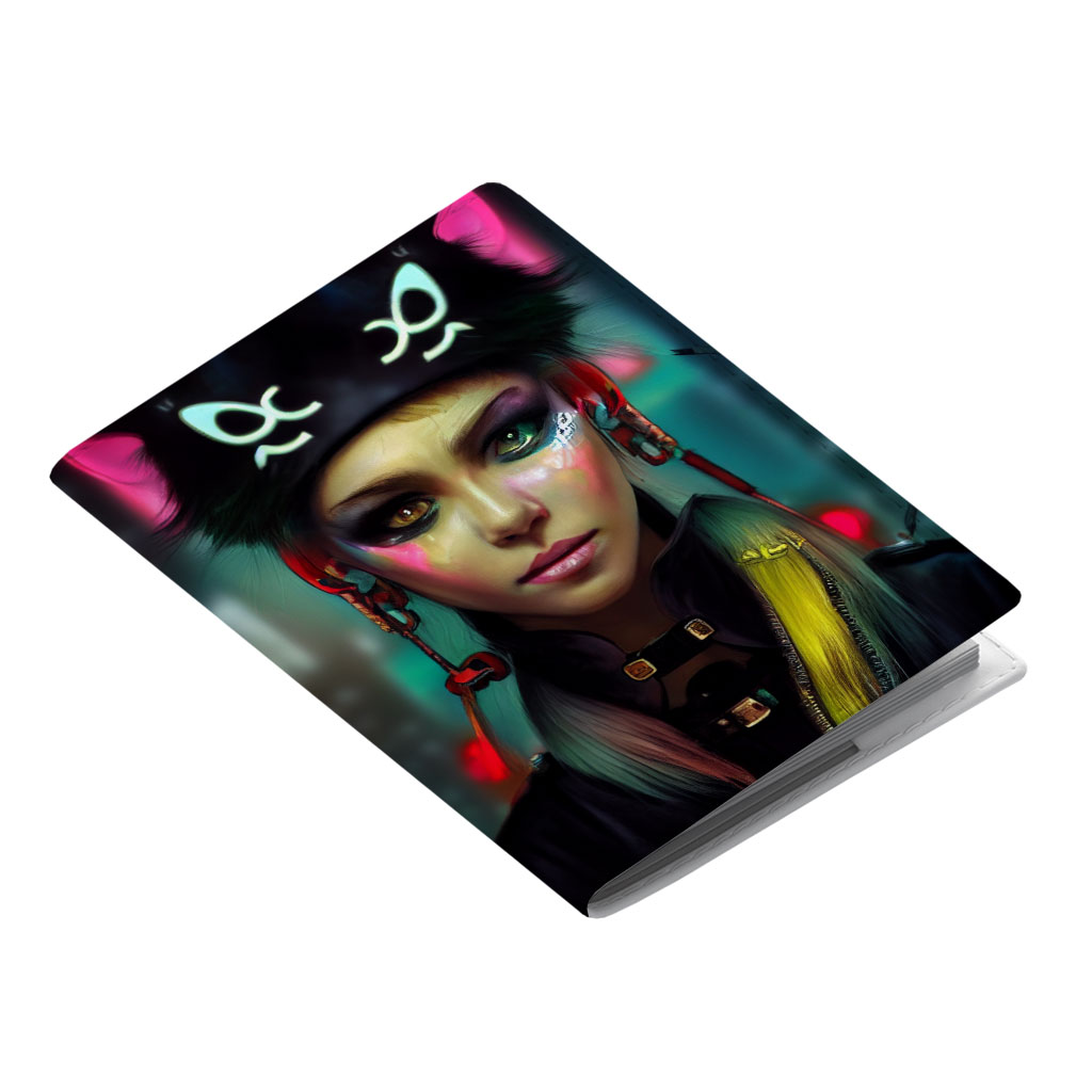 Anime Cartoon Girl Passport Cover - Themed Passport Cover - Graphic Passport Cover Fashion Fashion Accessories Pasport Cover Travel Accessories  