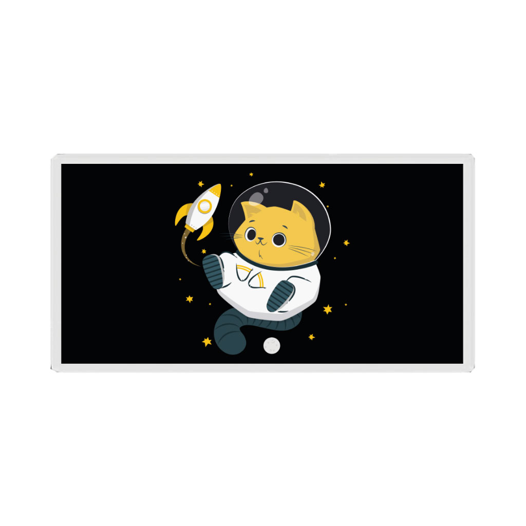 Cat in Space Patches - Printed Patch Applique for Clothes - Colorful Patches Fashion Fashion Accessories Patches Shape : Circle|Rectangle 