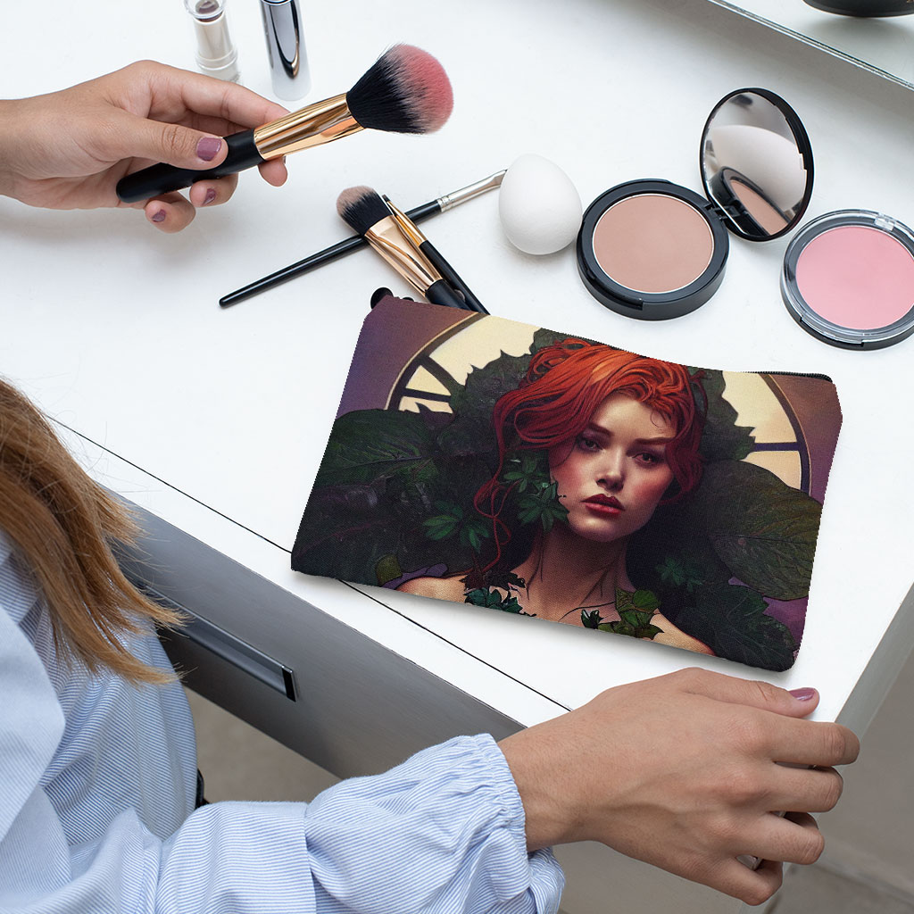 Beautiful Mage Woman Fantasy Art Makeup Bag - Abstract Cosmetic Bag - Unique Makeup Pouch Bags & Wallets Fashion Makeup Pouch  