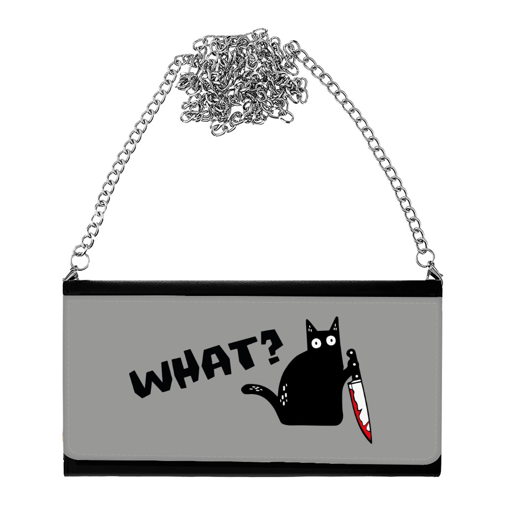 Cat Funny Women's Wallet Clutch - Cool Clutch for Women - Printed Women's Wallet Clutch Bags & Wallets Fashion Women's Wallet Clutch  