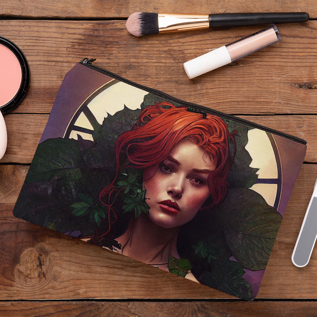 Beautiful Mage Woman Fantasy Art Makeup Bag - Abstract Cosmetic Bag - Unique Makeup Pouch Bags & Wallets Fashion Makeup Pouch  