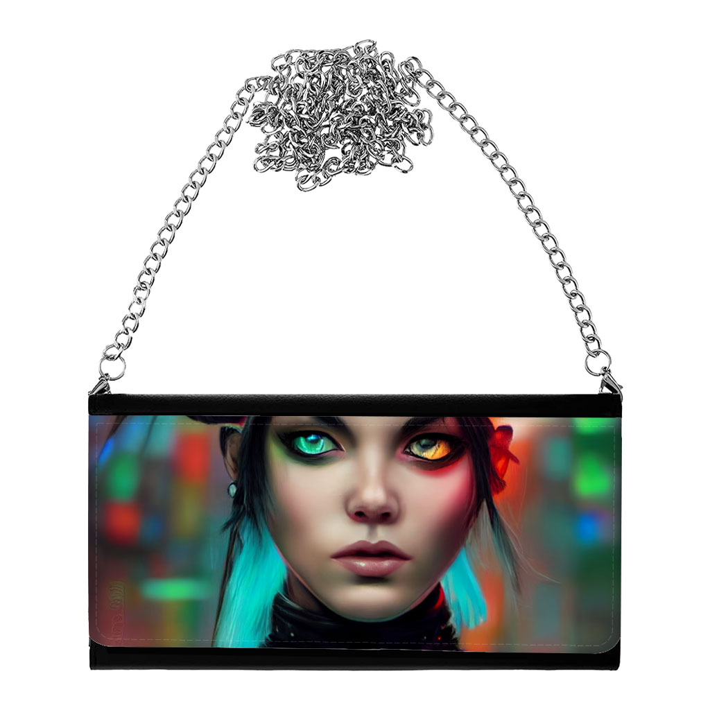 Cat Girl Women's Wallet Clutch - Themed Clutch for Women - Sci Fi Women's Wallet Clutch Bags & Wallets Fashion Women's Wallet Clutch  