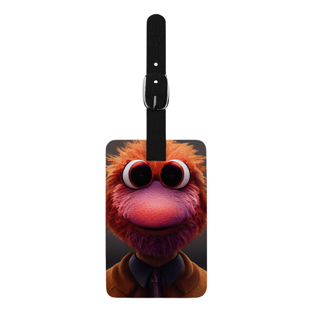 Cartoon Animal Muppet Luggage Tag - Graphic Travel Bag Tag - Themed Luggage Tag Fashion Fashion Accessories Luggage Tag Travel Accessories  