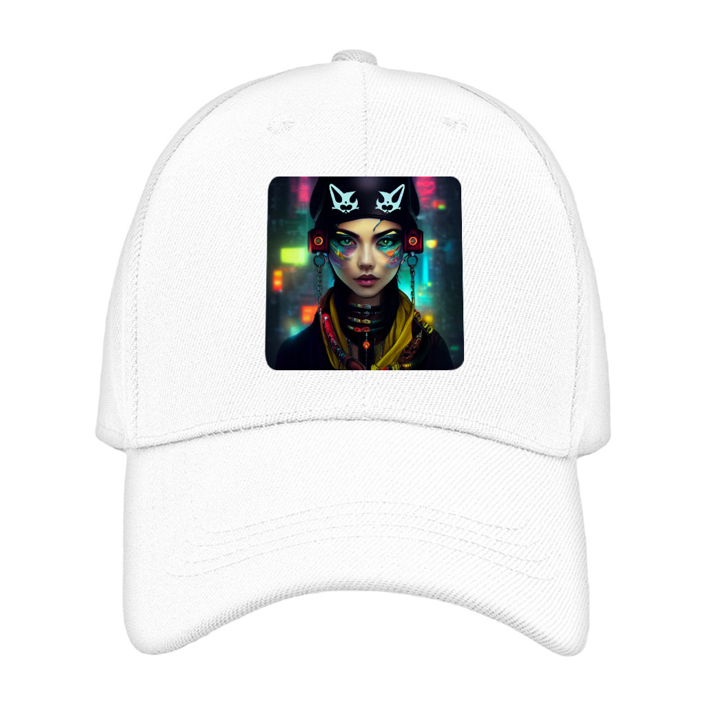 Cute Cat Anime Girl Hat Patches - Cool Patches - Colorful Patch Applique Fashion Fashion Accessories Hats & Hair Accessories Shape : Circle|Rectangle|Square 