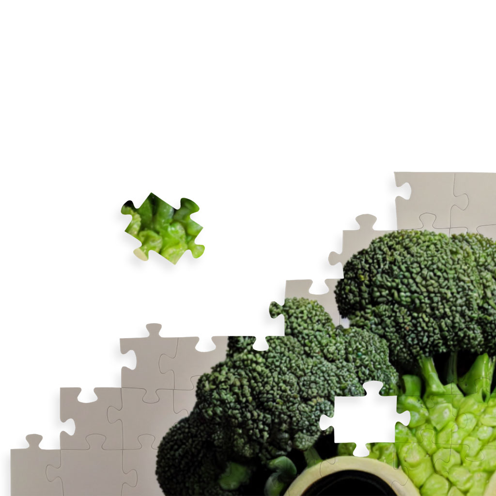 Cute Cartoon Broccoli Puzzles - Kawaii Jigsaw Puzzle - Funny Puzzles Kids & Babies Puzzles Toys & Games  