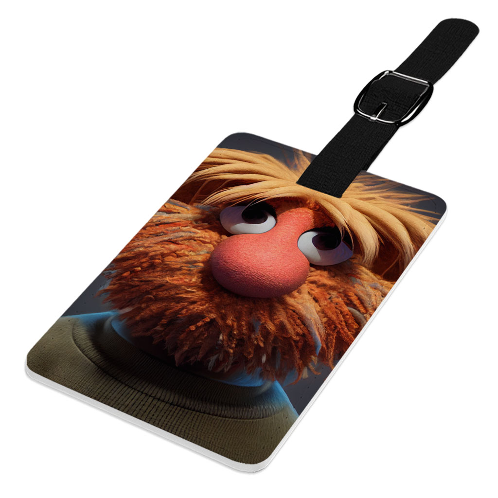Muppet Art Luggage Tag - Themed Travel Bag Tag - Funny Luggage Tag Fashion Fashion Accessories Luggage Tag Travel Accessories  
