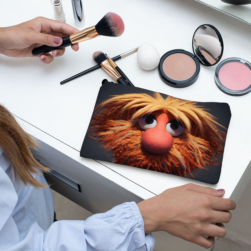 Muppet Art Makeup Bag - Themed Cosmetic Bag - Funny Makeup Pouch Bags & Wallets Fashion Makeup Pouch  
