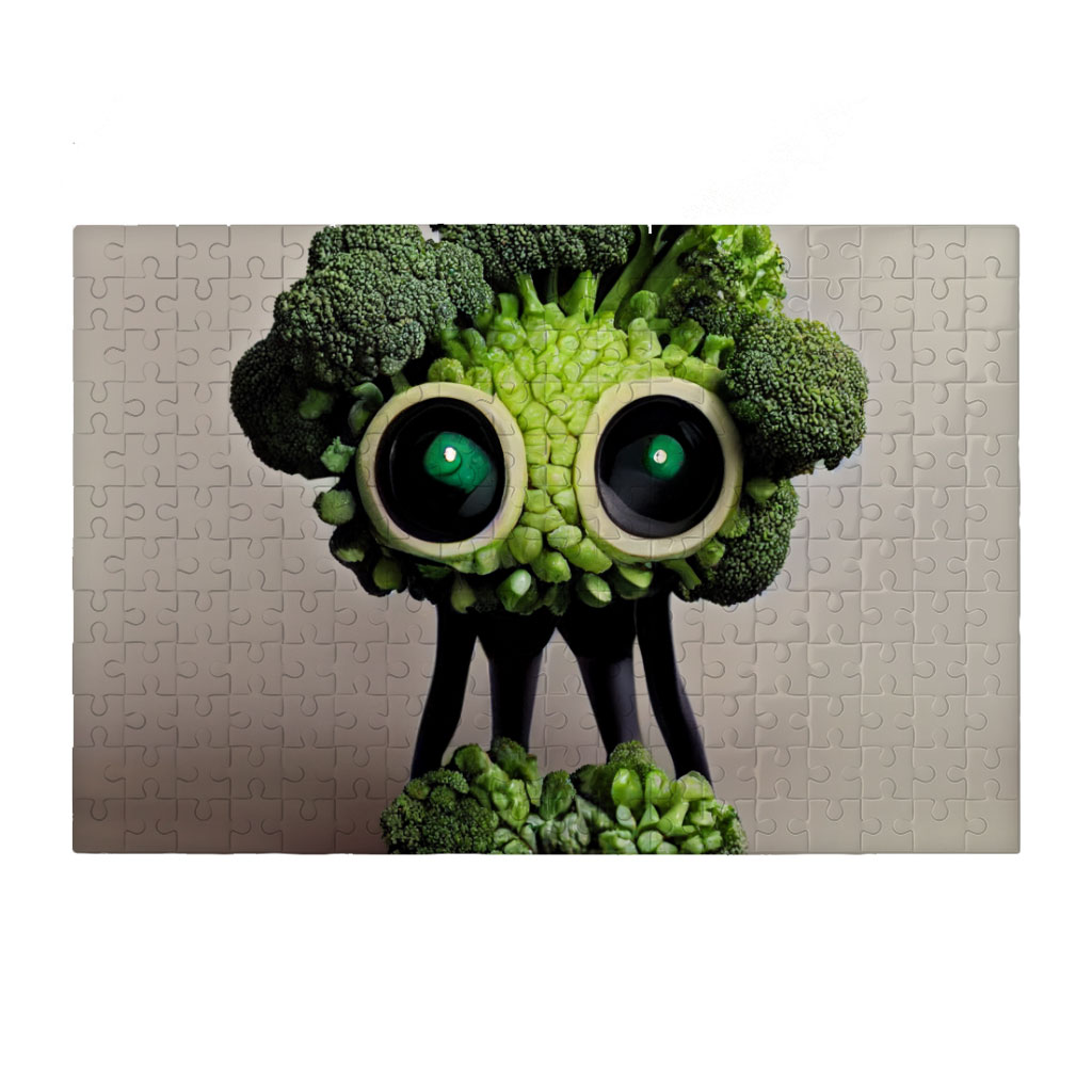 Cute Cartoon Broccoli Puzzles - Kawaii Jigsaw Puzzle - Funny Puzzles Kids & Babies Puzzles Toys & Games  