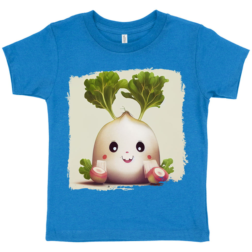 Kawaii Carrot Radish Art Toddler T-Shirt - Printed Kids' T-Shirt - Colorful Tee Shirt for Toddler Clothing Kids' Clothing T-Shirts Color : Athletic Heather|Heather Columbia Blue|Heather Dust 