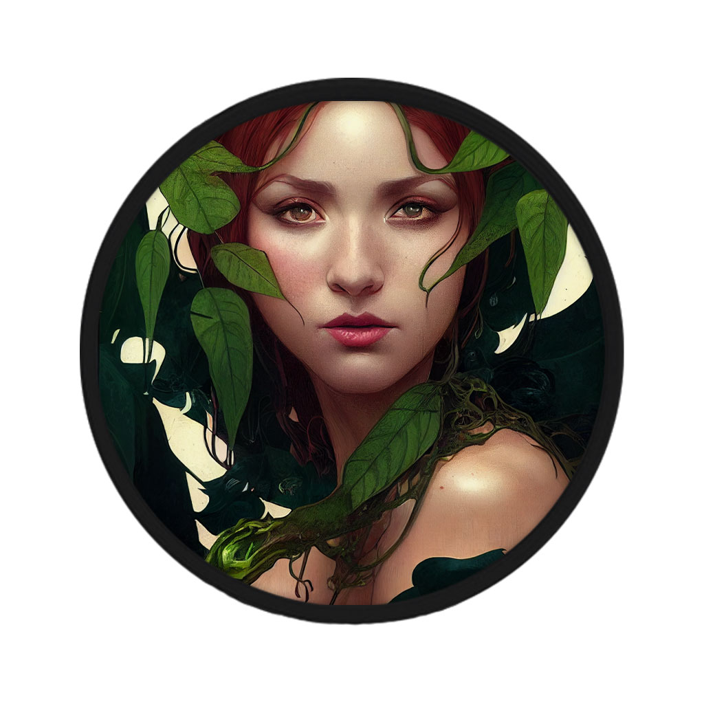 Devil Woman Fantasy Art Patches - Printed Patch Applique for Clothes - Magic Patches Fashion Fashion Accessories Patches Shape : Circle|Rectangle 