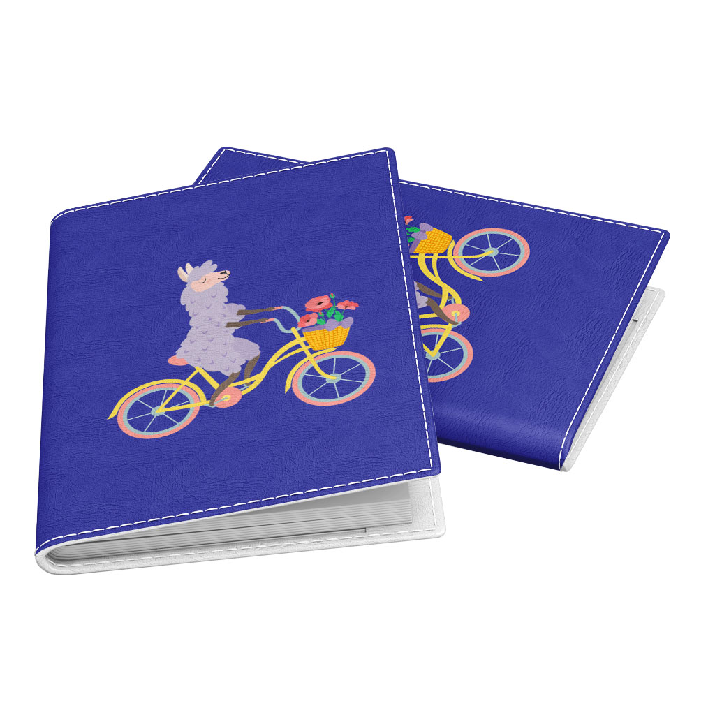 Llama Bike Passport Cover - Cool Passport Cover - Funny Passport Cover Fashion Fashion Accessories Pasport Cover Travel Accessories  