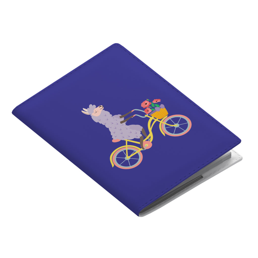 Llama Bike Passport Cover - Cool Passport Cover - Funny Passport Cover Fashion Fashion Accessories Pasport Cover Travel Accessories  