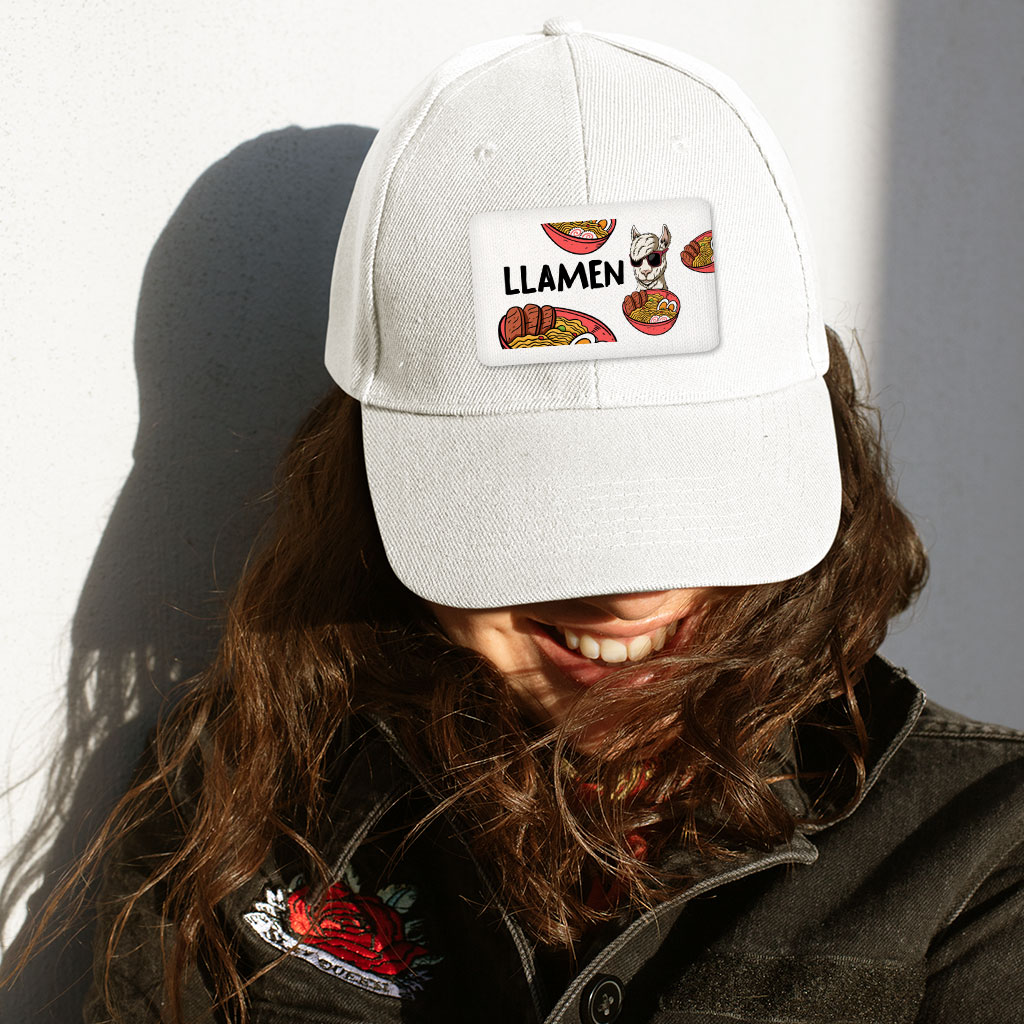 Llamen Hat Patches - Funny Patches - Llama Patch Applique Fashion Fashion Accessories Hats & Hair Accessories Shape : Circle|Rectangle|Square 