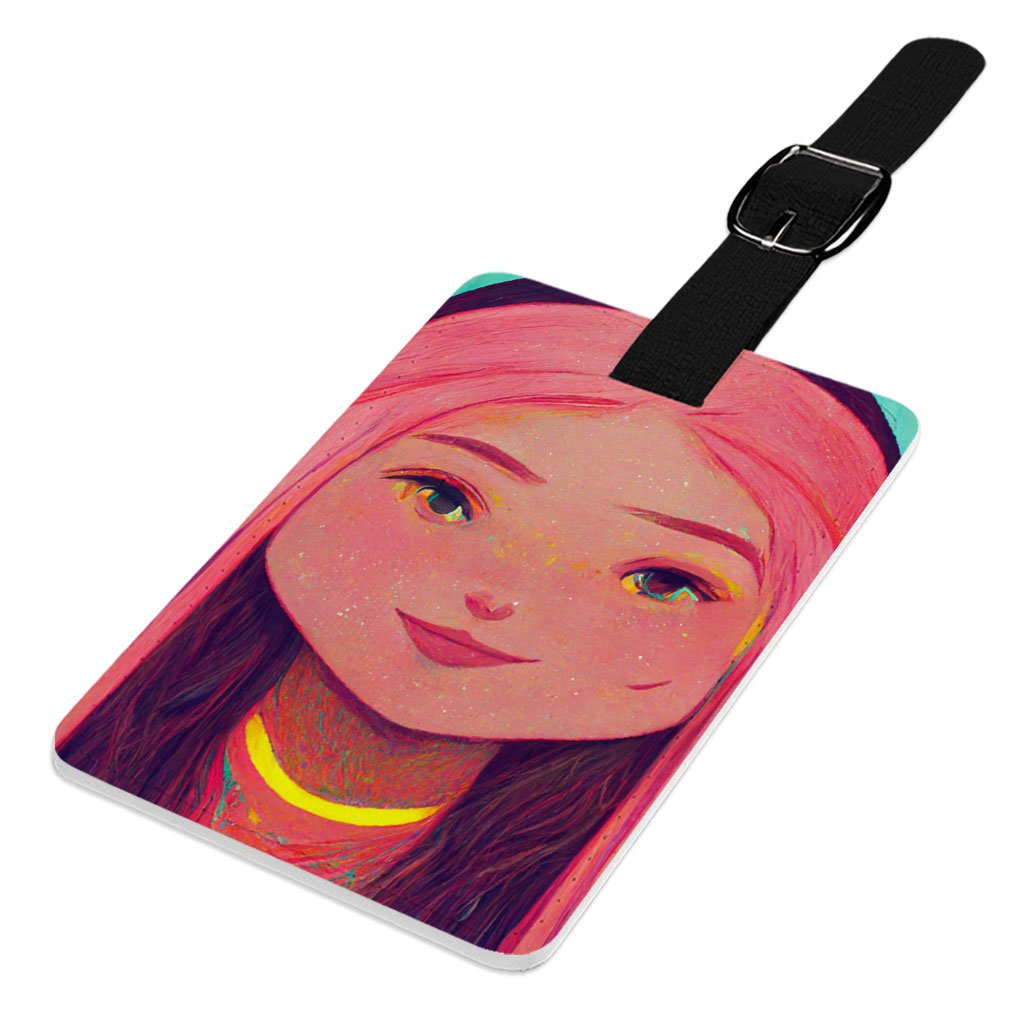 Cute Design Luggage Tag - Face Travel Bag Tag - Printed Luggage Tag Fashion Fashion Accessories Luggage Tag Travel Accessories  