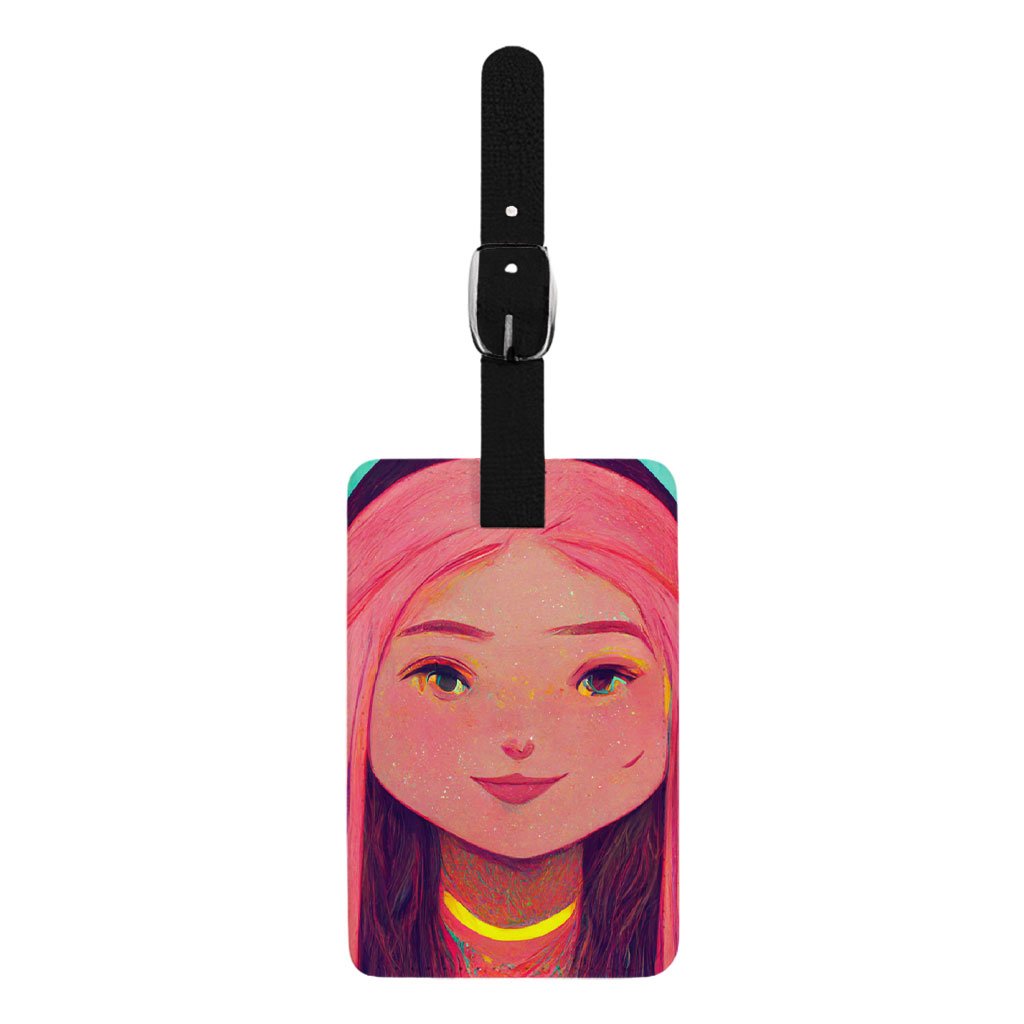 Cute Design Luggage Tag - Face Travel Bag Tag - Printed Luggage Tag Fashion Fashion Accessories Luggage Tag Travel Accessories  