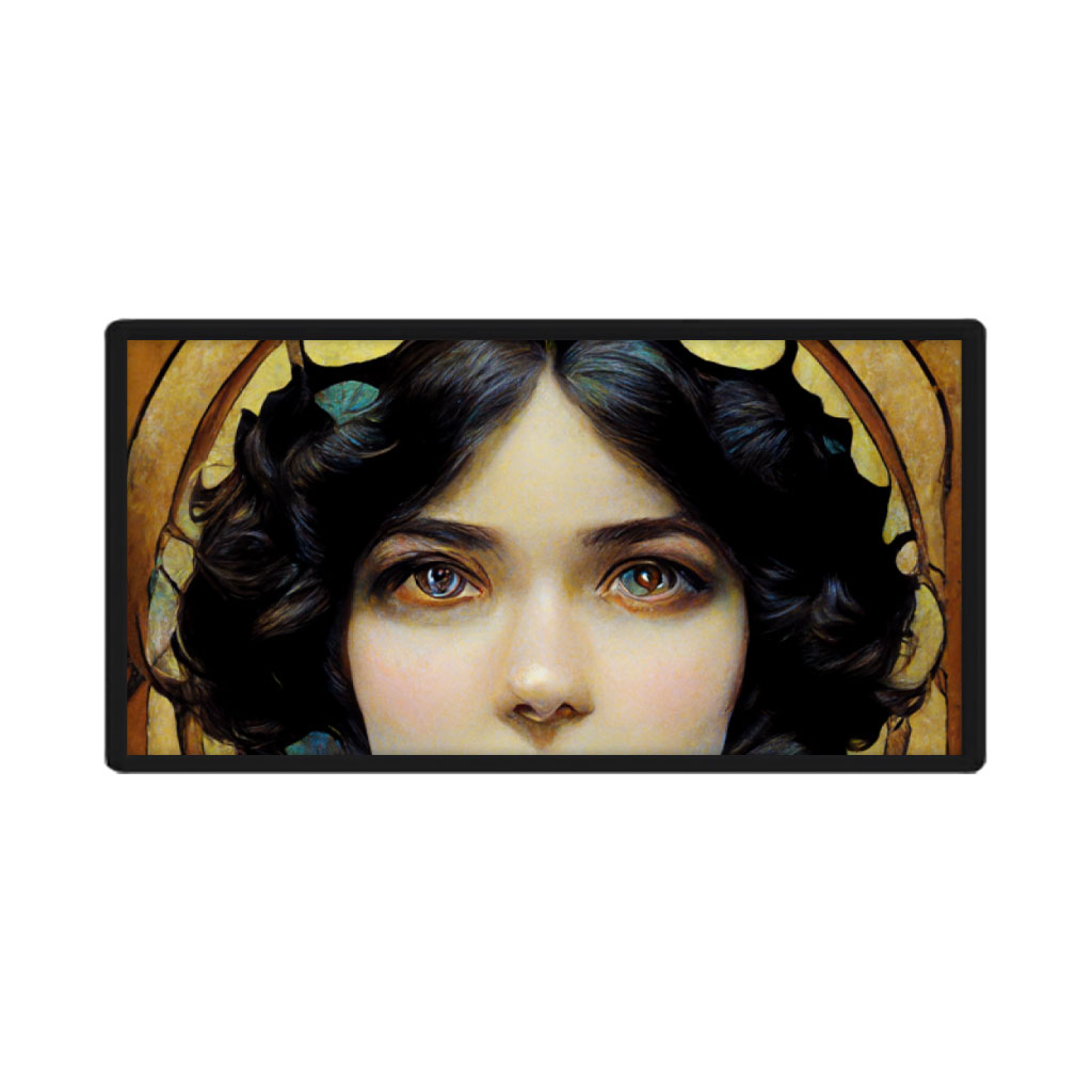 Art Nouveau Style Patches - Portrait Patch Applique for Clothes - Printed Patches Fashion Fashion Accessories Patches Shape : Circle|Rectangle 