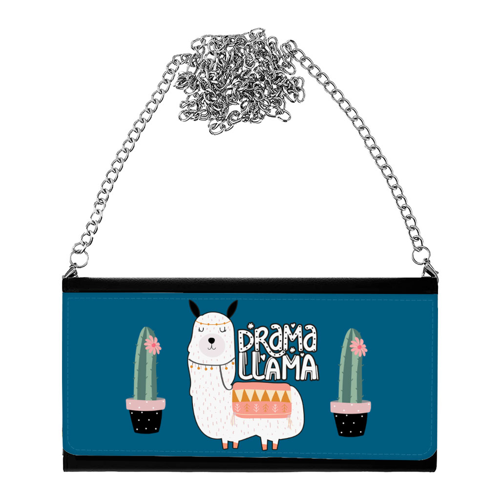 Drama Llama Women's Wallet Clutch - Cute Clutch for Women - Animal Women's Wallet Clutch Bags & Wallets Fashion Women's Wallet Clutch  