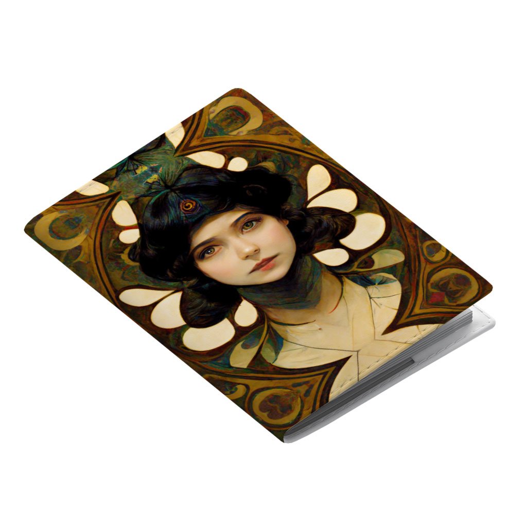 Woman Face Passport Cover - Cool Art Passport Cover - Printed Passport Cover Fashion Fashion Accessories Pasport Cover Travel Accessories  